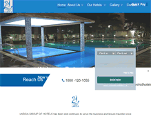 Tablet Screenshot of laricahotels.com